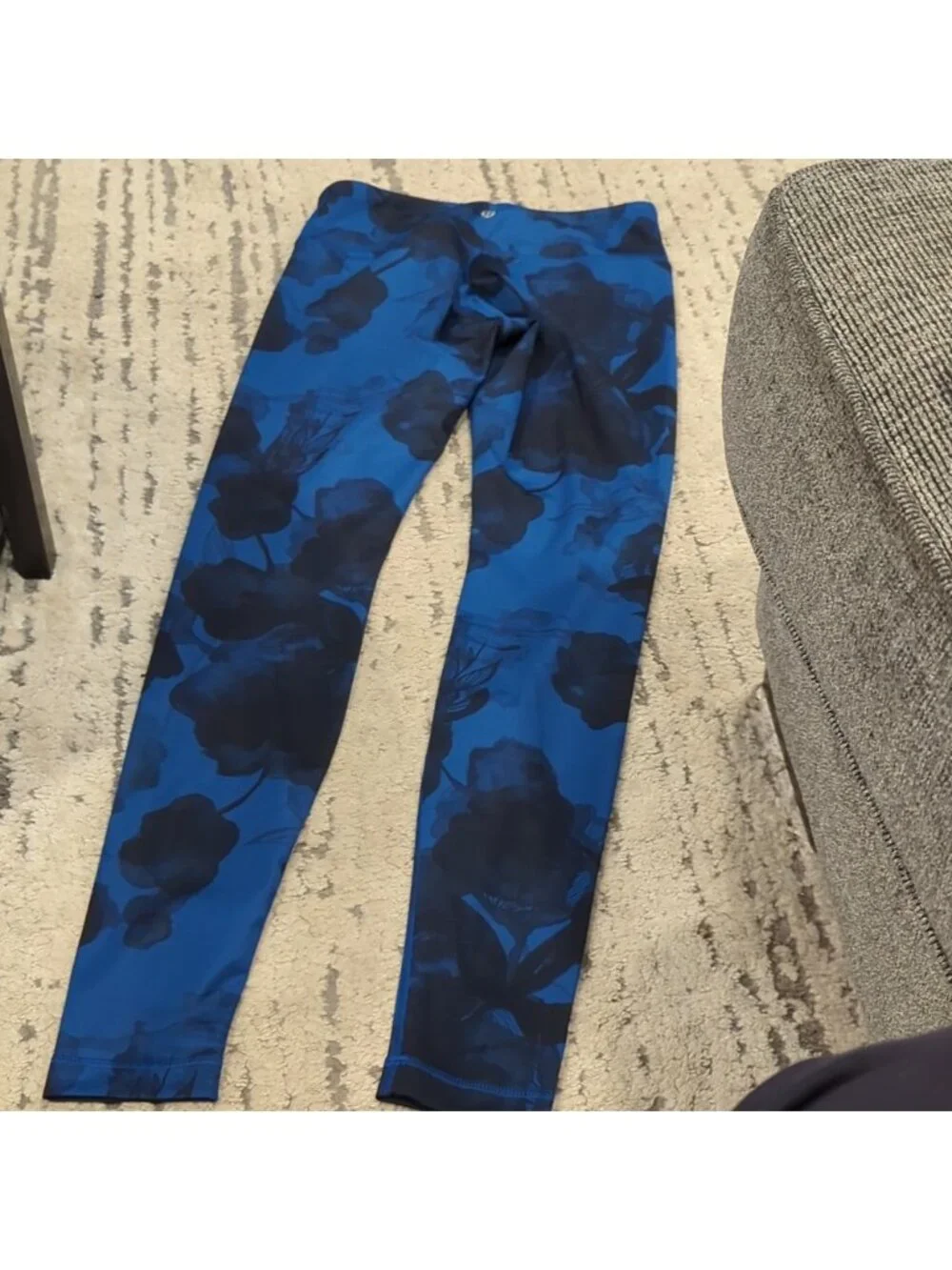 Lululemon Wunder Under Pant *Full-On Luxtreme Jumbo Inky Floral Black Inkwell